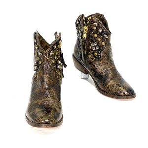 NADARA | Boone | Rhinestone booties